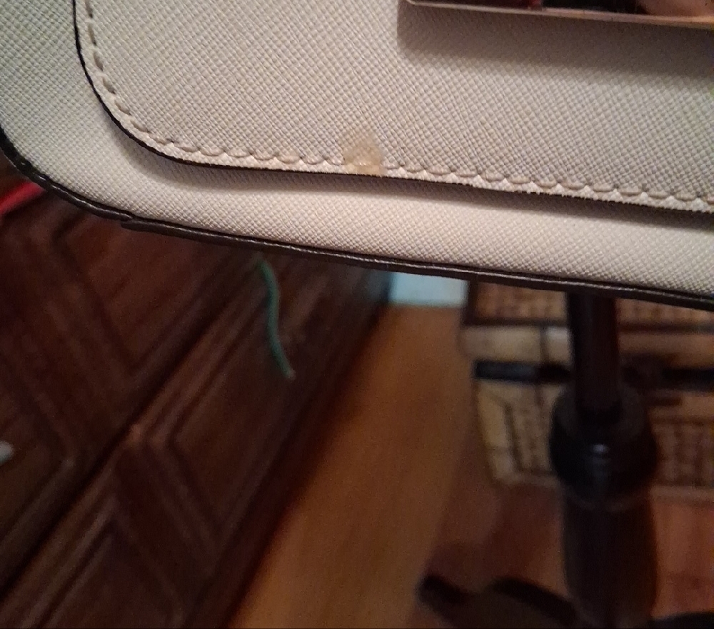 Michael Kors Sloan Cream Crossbody Bag with Gold Studs - Picture 2 of 16